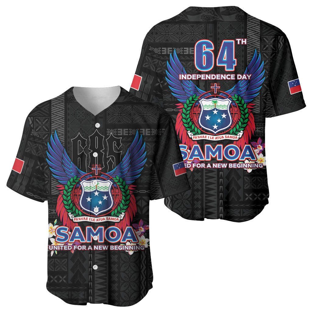 Samoa 64th Independence Anniversary Baseball Jersey LT05 - Polynesian Pride