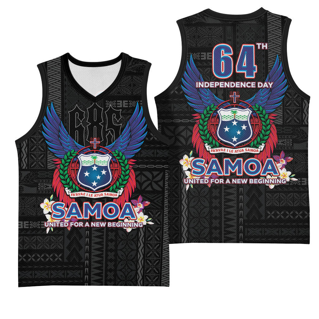 Samoa 64th Independence Anniversary Basketball Jersey LT05 - Polynesian Pride