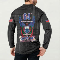 Samoa 64th Independence Anniversary Button Sweatshirt LT05 - Polynesian Pride