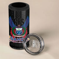 Samoa 64th Independence Anniversary 4 in 1 Can Cooler Tumbler LT05 - Polynesian Pride