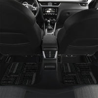 Samoa 64th Independence Anniversary Car Mats LT05 Set 2pcs - Back Black - Polynesian Pride