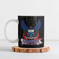 Samoa 64th Independence Anniversary Ceramic Mug LT05 Black - Polynesian Pride