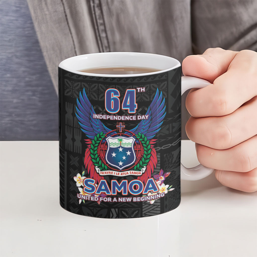 Samoa 64th Independence Anniversary Ceramic Mug LT05 - Polynesian Pride