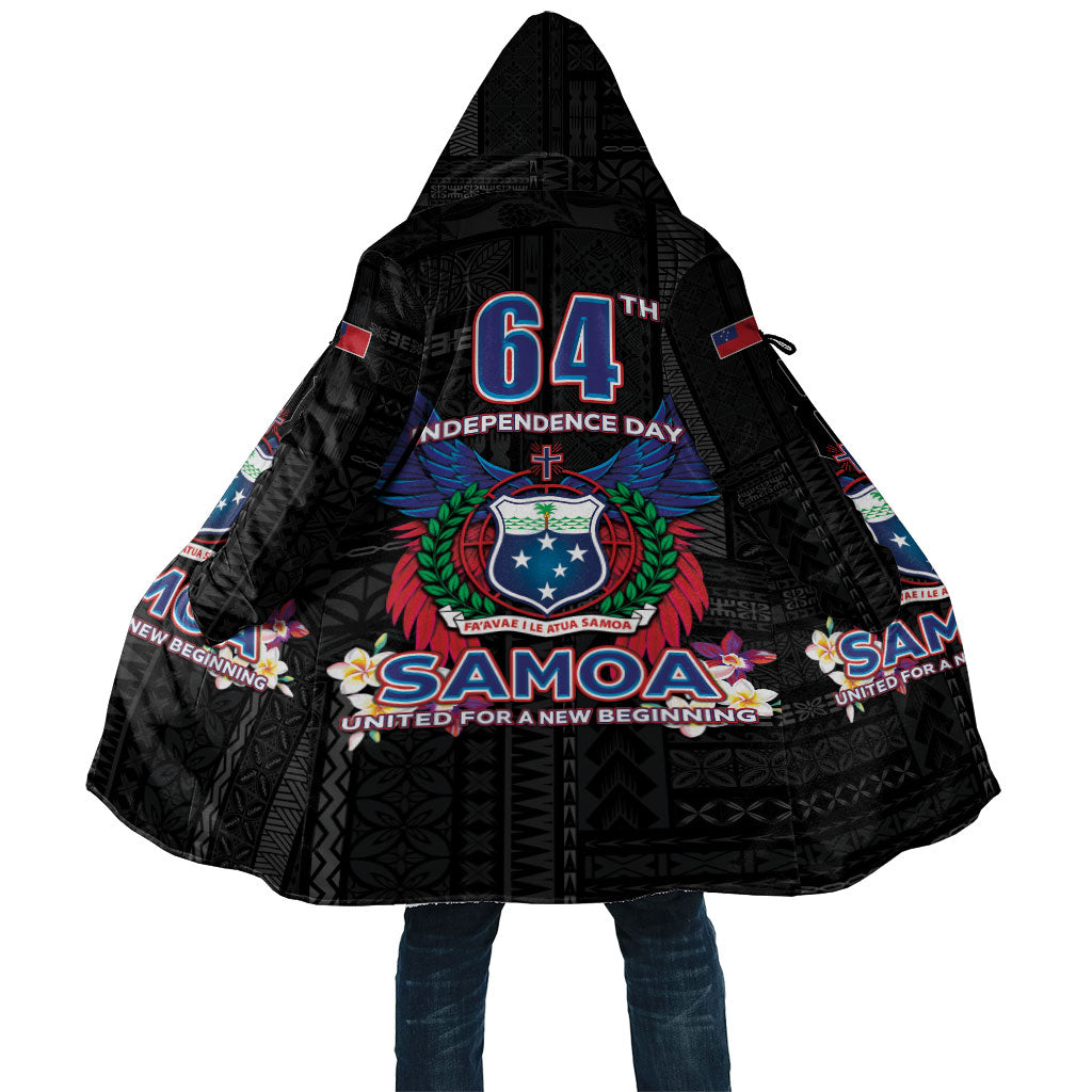 Samoa 64th Independence Anniversary Cloak LT05 Unisex Black - Polynesian Pride