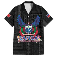 Samoa 64th Independence Anniversary Family Matching Long Sleeve Bodycon Dress and Hawaiian Shirt