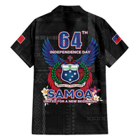 Samoa 64th Independence Anniversary Family Matching Long Sleeve Bodycon Dress and Hawaiian Shirt