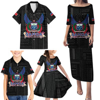Samoa 64th Independence Anniversary Family Matching Puletasi and Hawaiian Shirt LT05 - Polynesian Pride