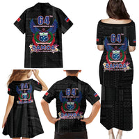 Samoa 64th Independence Anniversary Family Matching Puletasi and Hawaiian Shirt LT05 - Polynesian Pride