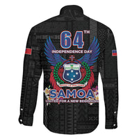 Samoa 64th Independence Anniversary Family Matching Short Sleeve Bodycon Dress and Hawaiian Shirt LT05 - Polynesian Pride