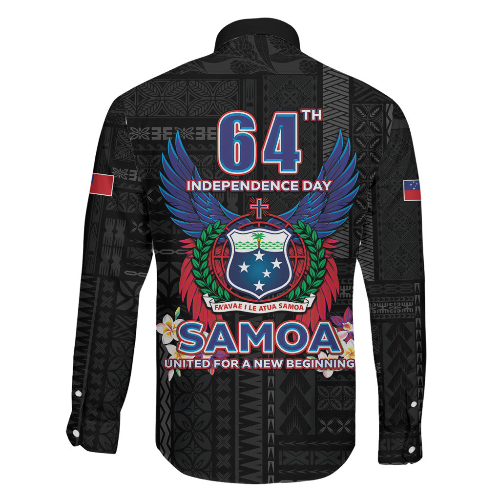 Samoa 64th Independence Anniversary Family Matching Summer Maxi Dress and Hawaiian Shirt LT05 - Polynesian Pride