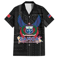 Samoa 64th Independence Anniversary Hawaiian Shirt LT05 Black - Polynesian Pride
