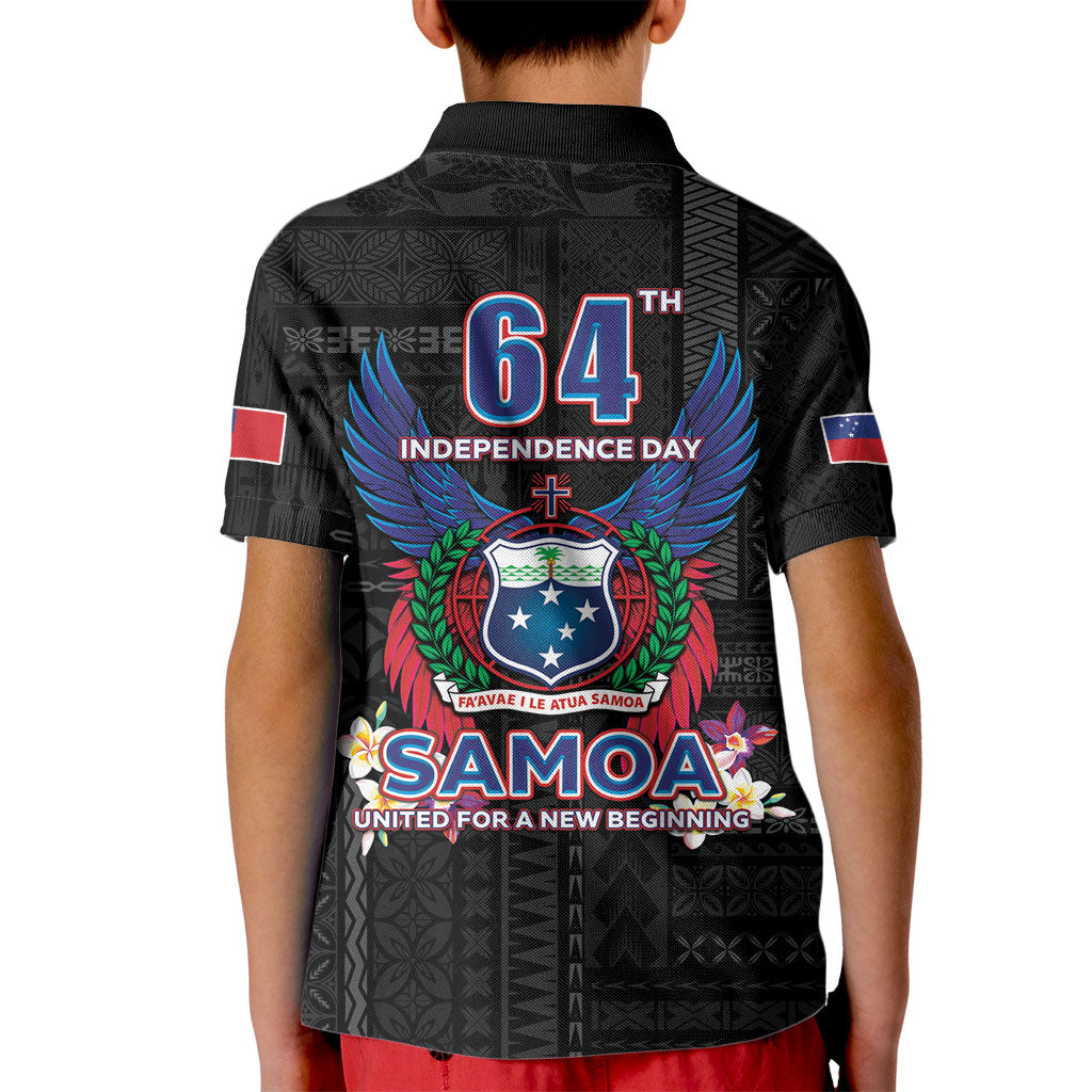 Samoa 64th Independence Anniversary Kid Polo Shirt LT05 - Polynesian Pride