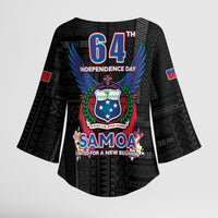Samoa 64th Independence Anniversary Kimono Sleeve Blouse LT05 - Polynesian Pride