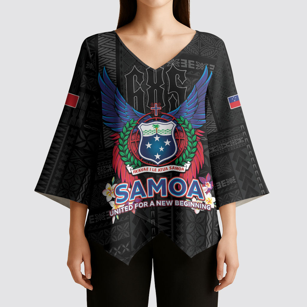Samoa 64th Independence Anniversary Kimono Sleeve Blouse LT05 - Polynesian Pride