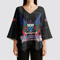 Samoa 64th Independence Anniversary Kimono Sleeve Blouse LT05 - Polynesian Pride