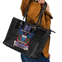 Samoa 64th Independence Anniversary Leather Tote Bag