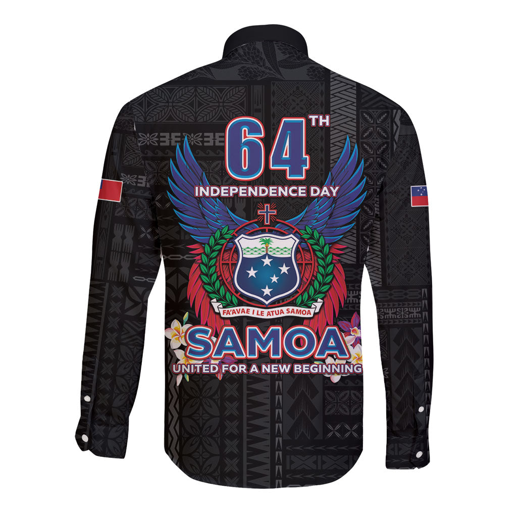 Samoa 64th Independence Anniversary Long Sleeve Button Shirt