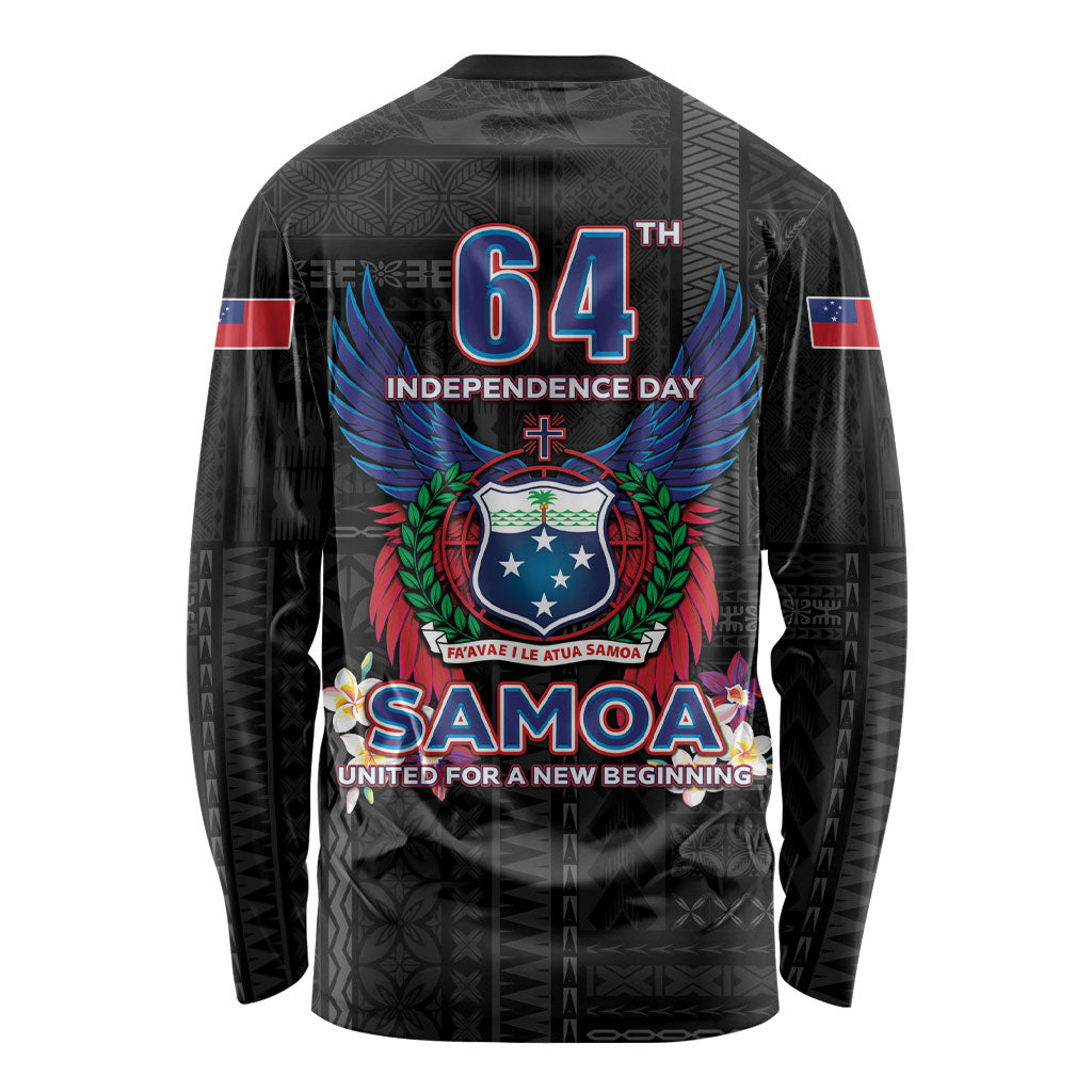 Samoa 64th Independence Anniversary Long Sleeve Shirt LT05 - Polynesian Pride