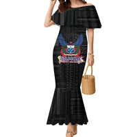 Samoa 64th Independence Anniversary Mermaid Dress LT05 Women Black - Polynesian Pride