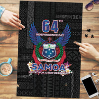 Samoa 64th Independence Anniversary Puzzle LT05 Black - Polynesian Pride