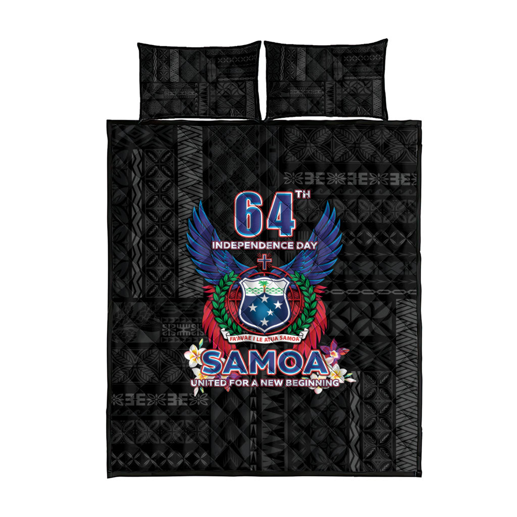 Samoa 64th Independence Anniversary Quilt Bed Set
