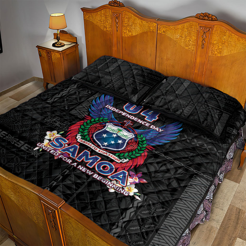 Samoa 64th Independence Anniversary Quilt Bed Set