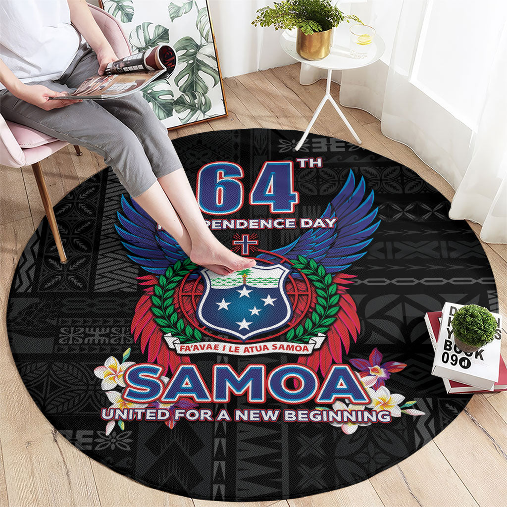 Samoa 64th Independence Anniversary Round Carpet LT05 - Polynesian Pride