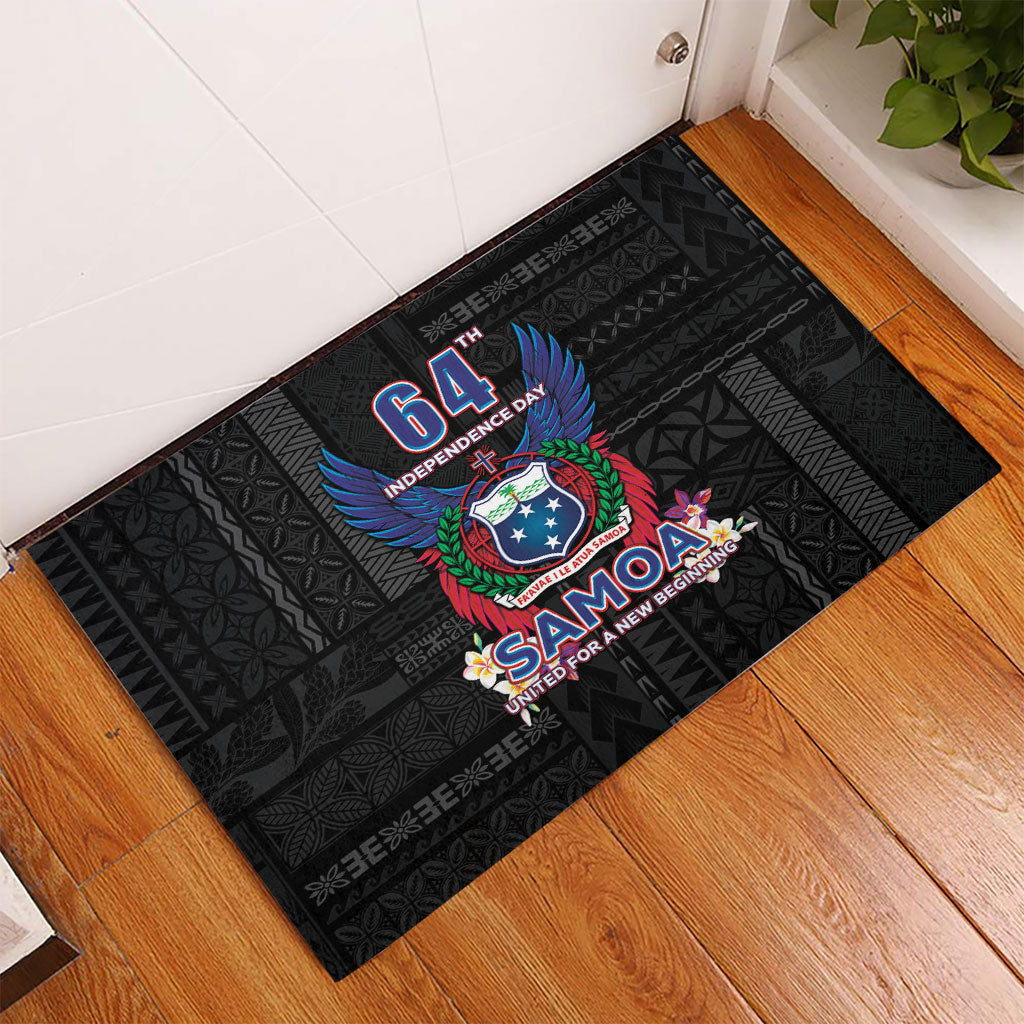 Samoa 64th Independence Anniversary Rubber Doormat LT05 - Polynesian Pride