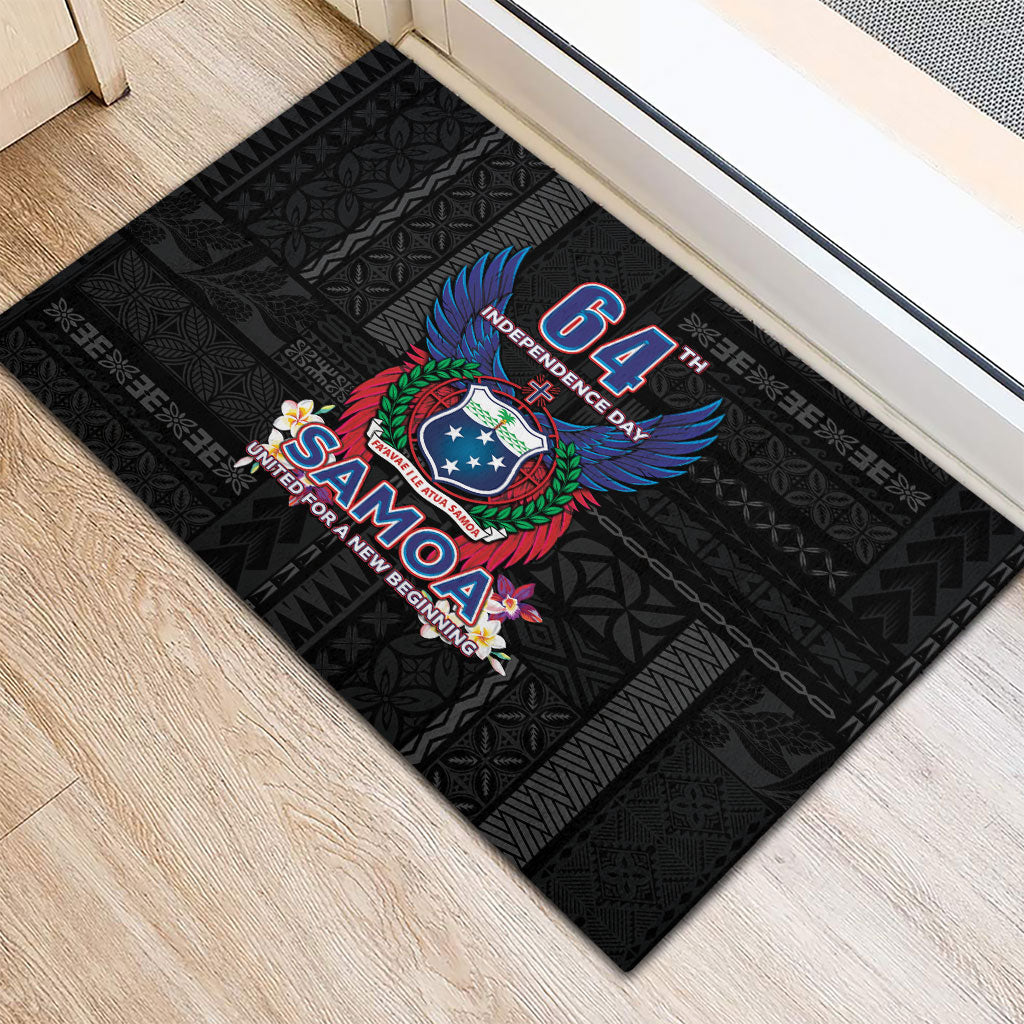 Samoa 64th Independence Anniversary Rubber Doormat LT05 - Polynesian Pride