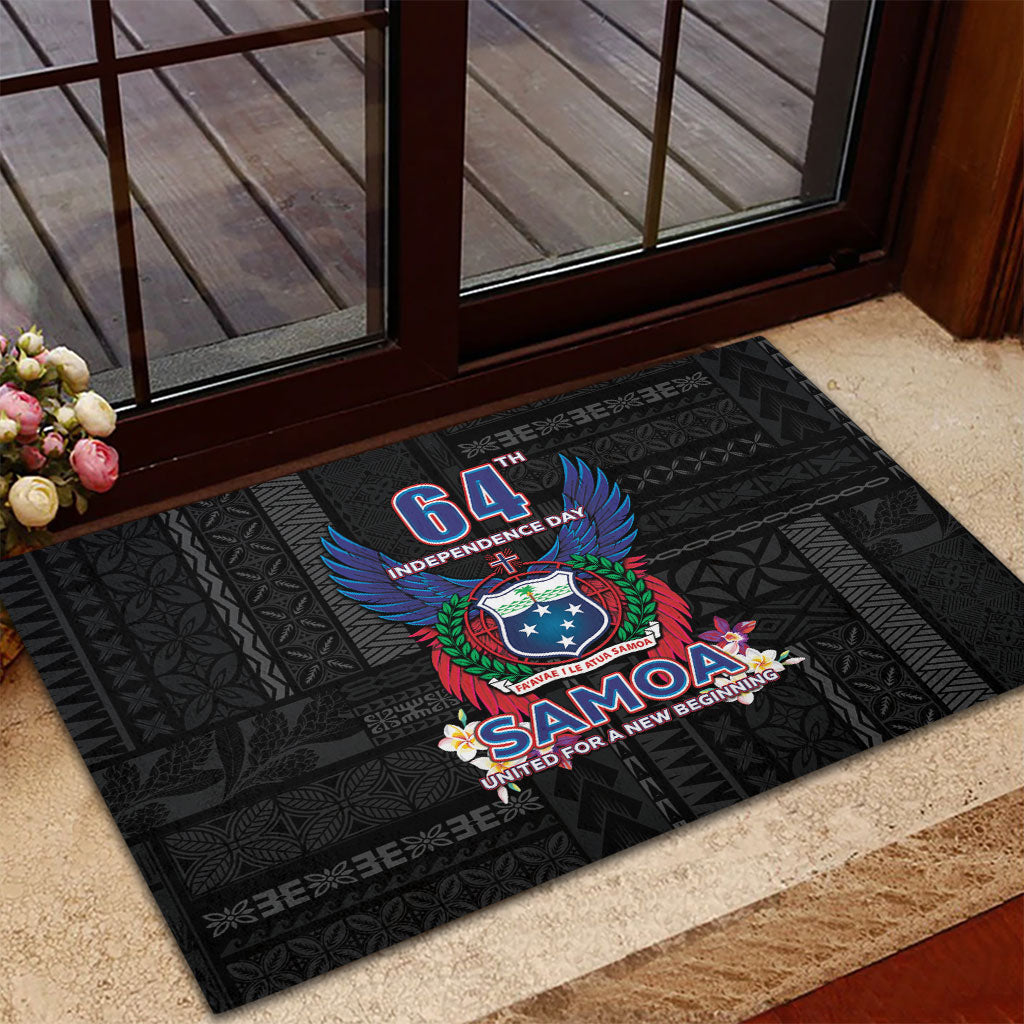 Samoa 64th Independence Anniversary Rubber Doormat LT05 - Polynesian Pride