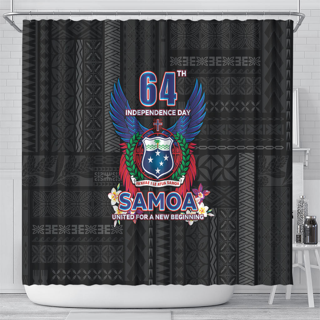 Samoa 64th Independence Anniversary Shower Curtain LT05 - Polynesian Pride