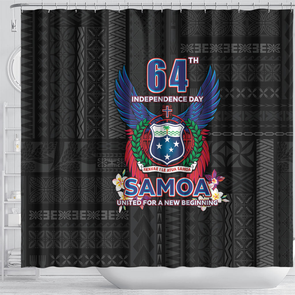Samoa 64th Independence Anniversary Shower Curtain LT05 - Polynesian Pride