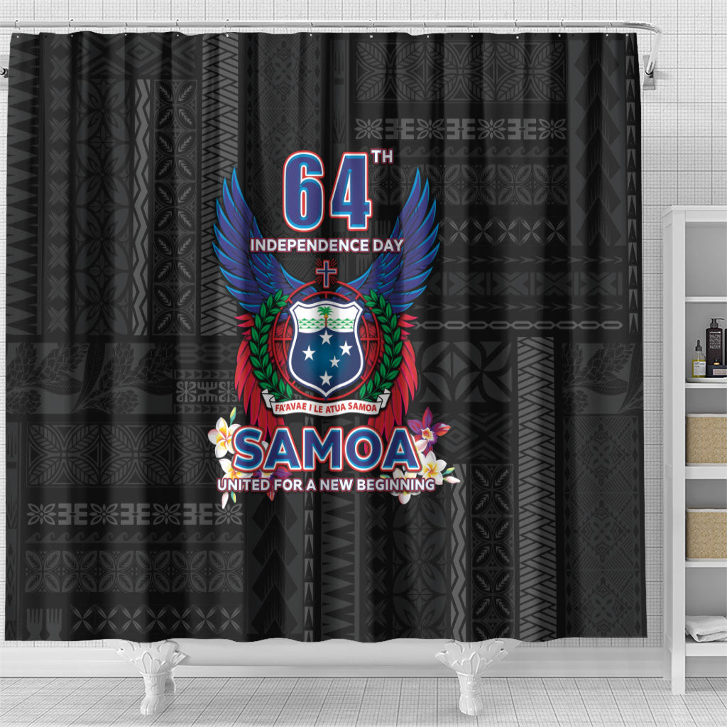 Samoa 64th Independence Anniversary Shower Curtain LT05 - Polynesian Pride