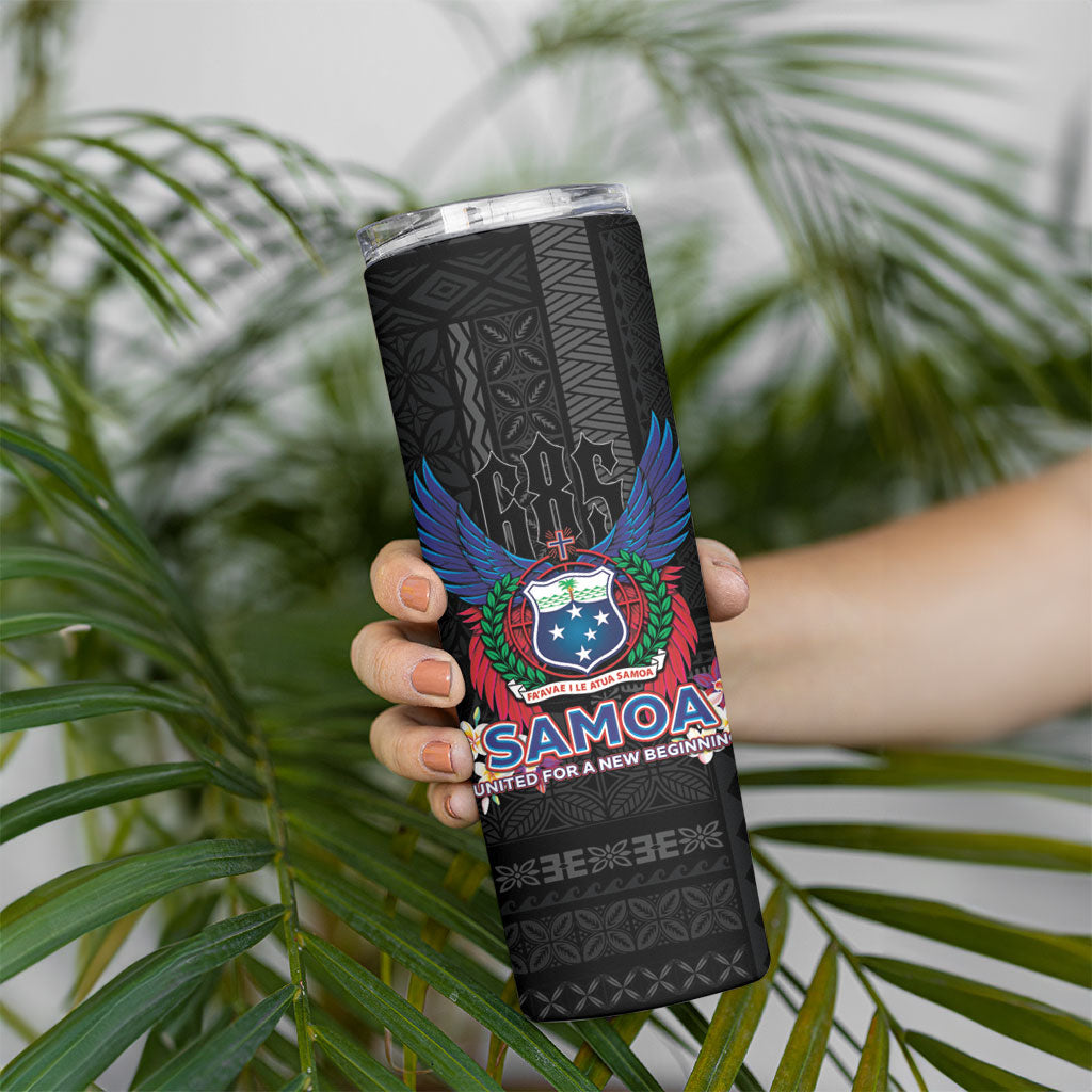 Samoa 64th Independence Anniversary Skinny Tumbler LT05 - Polynesian Pride
