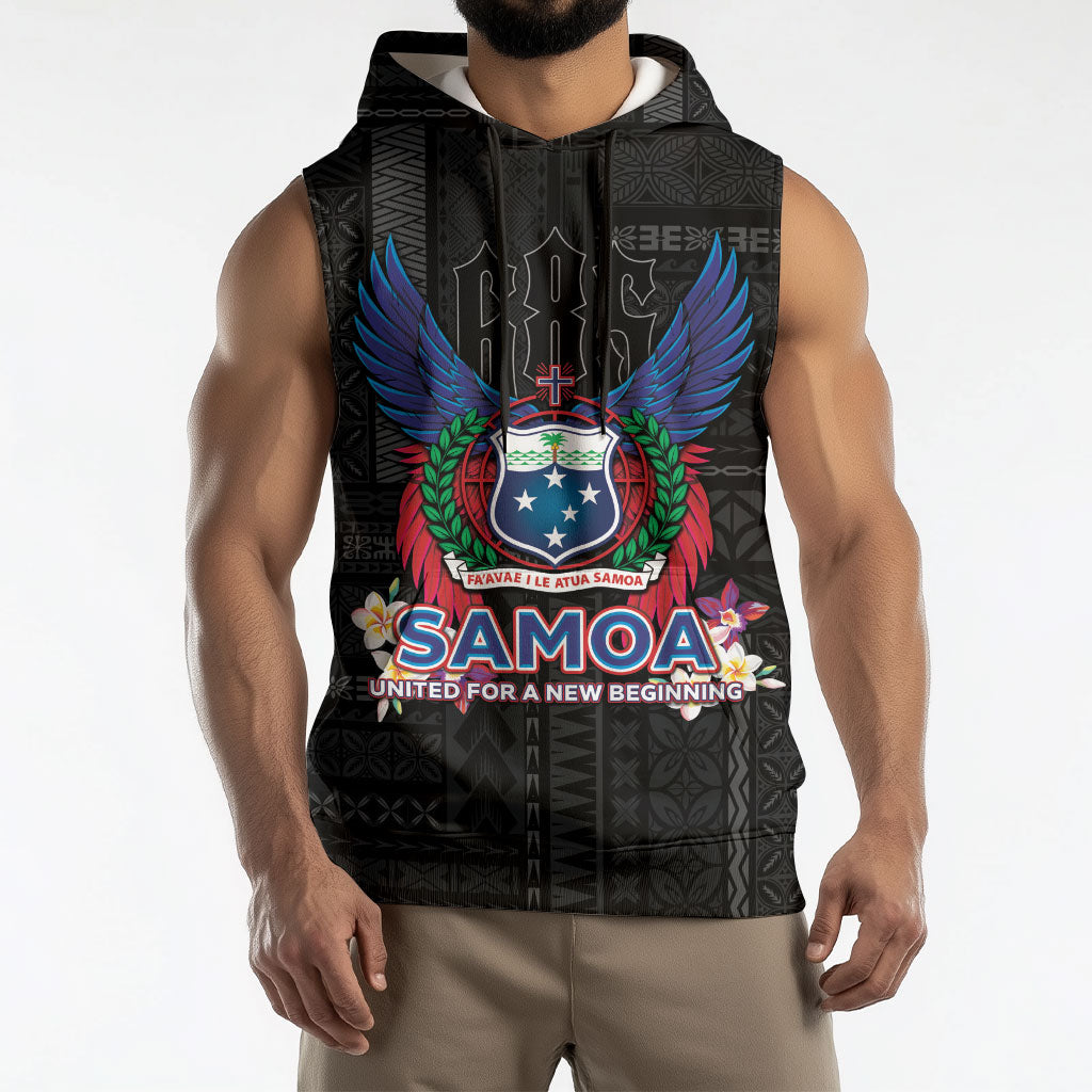 Samoa 64th Independence Anniversary Sleeveless Hoodie LT05 - Polynesian Pride