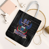 Samoa 64th Independence Anniversary Tote Bag LT05 White Strap One Size Black - Polynesian Pride