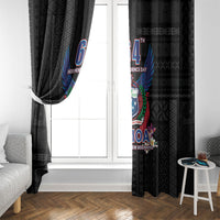 Samoa 64th Independence Anniversary Window Curtain LT05 - Polynesian Pride