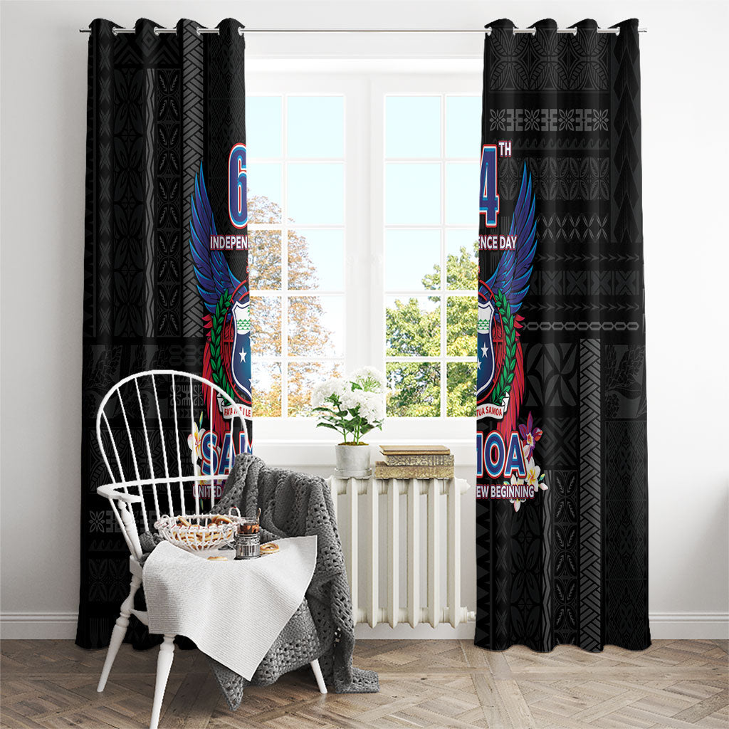 Samoa 64th Independence Anniversary Window Curtain LT05 - Polynesian Pride