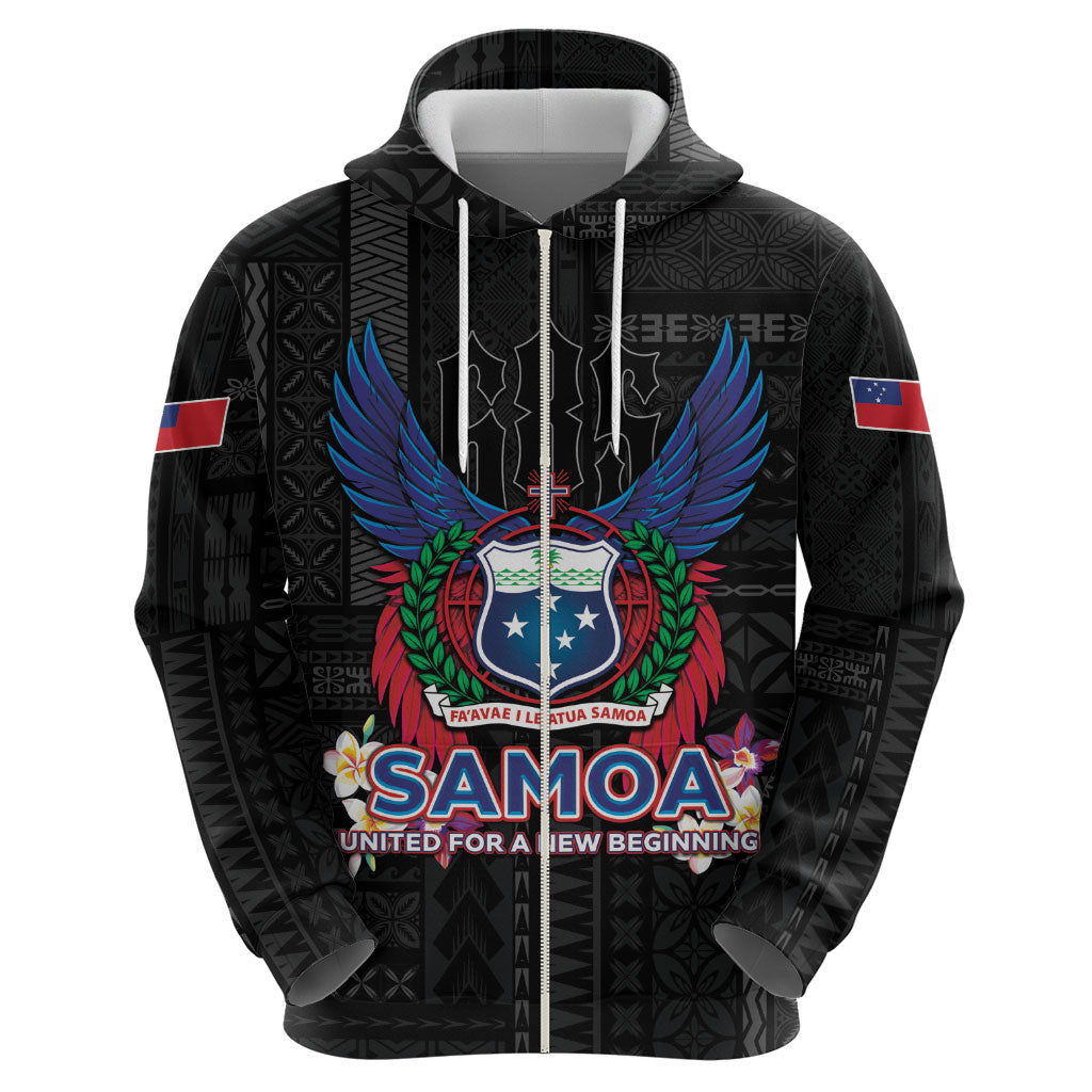 Samoa 64th Independence Anniversary Zip Hoodie LT05 - Polynesian Pride