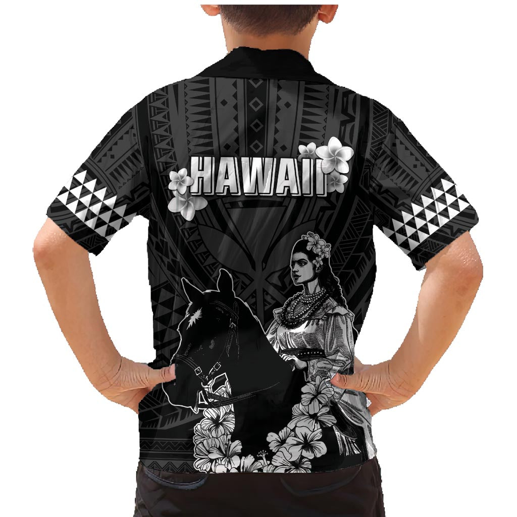 Hawaii King Kamehameha Day Parade Family Matching Mermaid Dress and Hawaiian Shirt With Pa'u Riders Plumeria Kakau Tribal Pattern