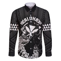 Hawaii King Kamehameha Day Parade Family Matching Tank Maxi Dress and Hawaiian Shirt With Pa'u Riders Plumeria Kakau Tribal Pattern