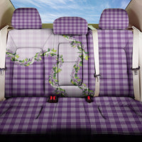 Violet Hawaii Palaka Back Car Seat Cover Maile Pikake Honohono Orchid Lei LT05 One Size Violet - Polynesian Pride