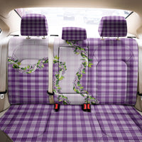 Violet Hawaii Palaka Back Car Seat Cover Maile Pikake Honohono Orchid Lei LT05 - Polynesian Pride