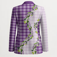 Violet Hawaii Palaka Blazer Maile Pikake Honohono Orchid Lei