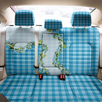 Blue Hawaii Palaka Back Car Seat Cover Maile Pikake Honohono Orchid Lei LT05 - Polynesian Pride