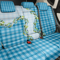 Blue Hawaii Palaka Back Car Seat Cover Maile Pikake Honohono Orchid Lei LT05 - Polynesian Pride