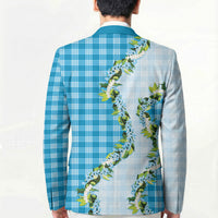 Blue Hawaii Palaka Blazer Maile Pikake Honohono Orchid Lei