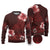 Hawaii Hibiscus With Oxblood Polynesian Pattern Ugly Christmas Sweater