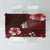 Hawaii Hibiscus With Oxblood Polynesian Pattern Tablecloth