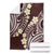 Plumeria With Oxblood Polynesian Tattoo Pattern Blanket